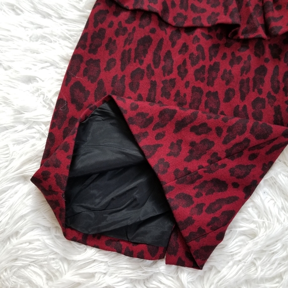 Karen Millen Wool Blend Peplum Sheath Dress - Picture 6 of 9